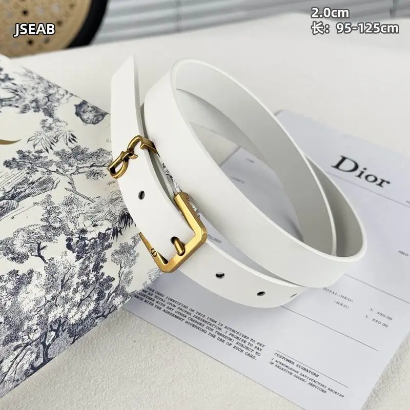 Dior belt 20mmX90-115cm 8L29